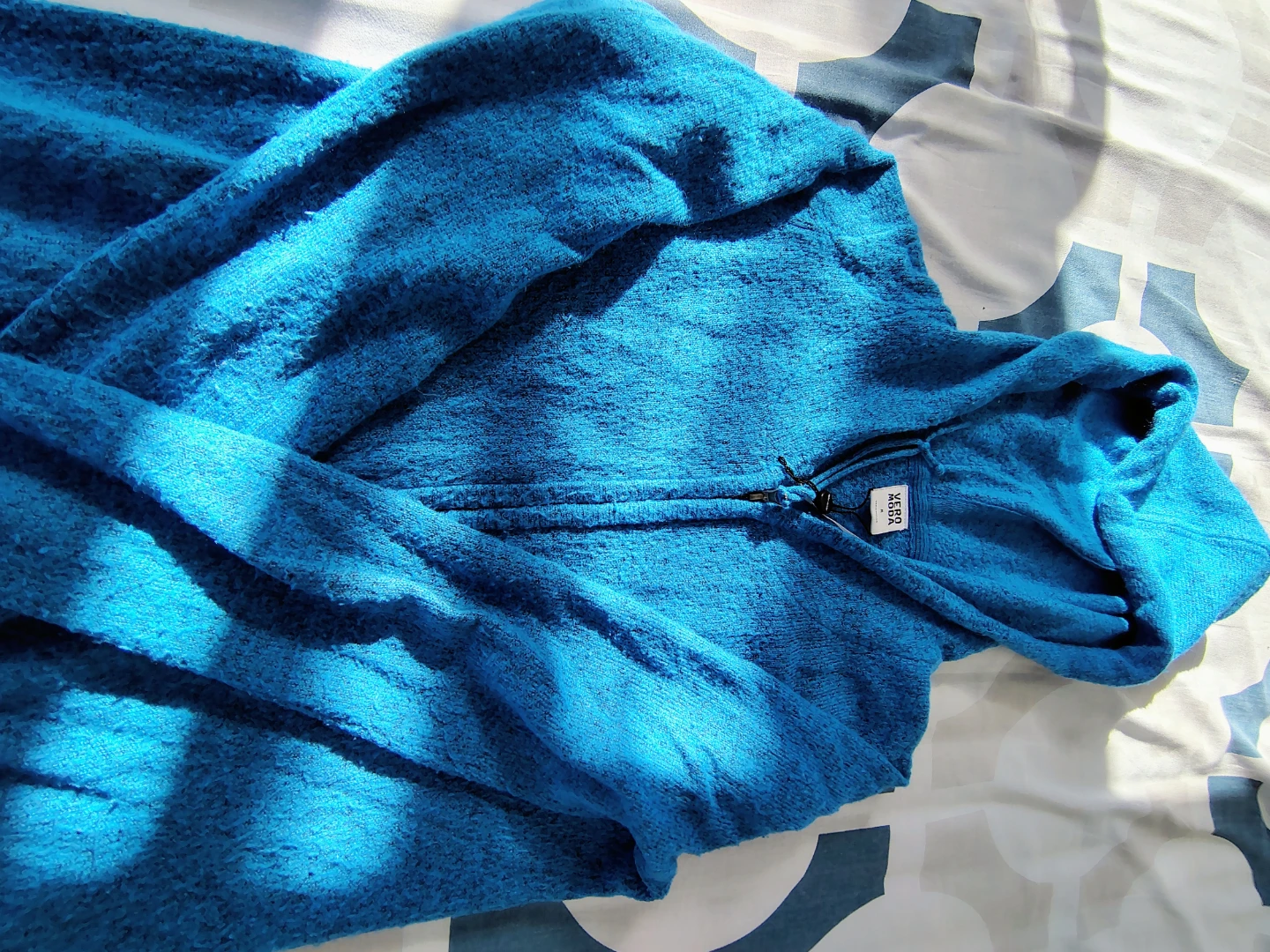 Vero Moda Blue Full Zip Hoodie - photo 3