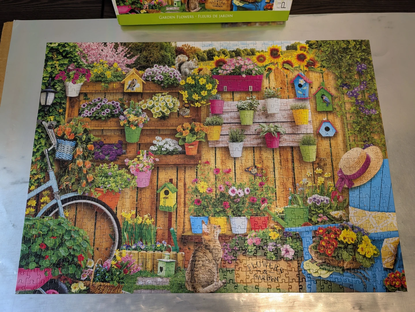 Garden Flowers 1000 Piece Jigsaw Puzzle 🧩 - photo 2