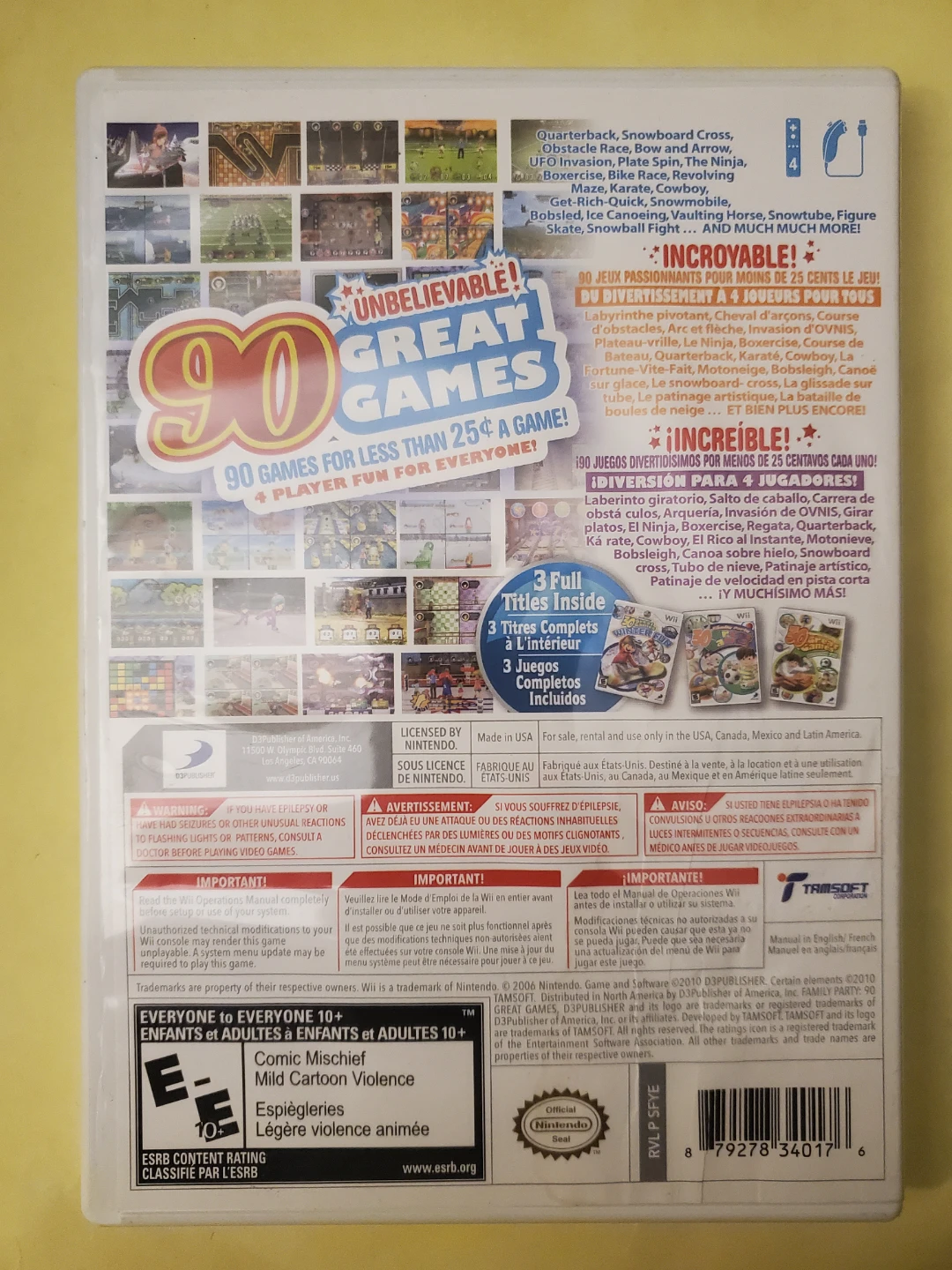 Nintendo wii (90 Great Games) - photo 2