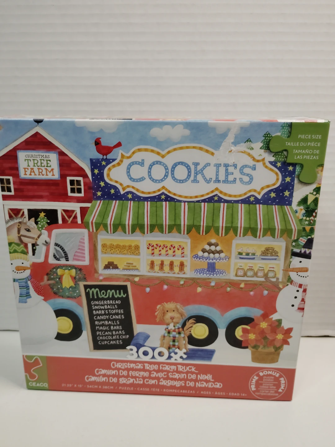 Ceaco 300 Piece Christmas Tree Farm Truck Puzzle