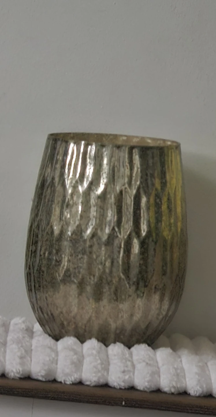 Mercury Glass Votive flower vase