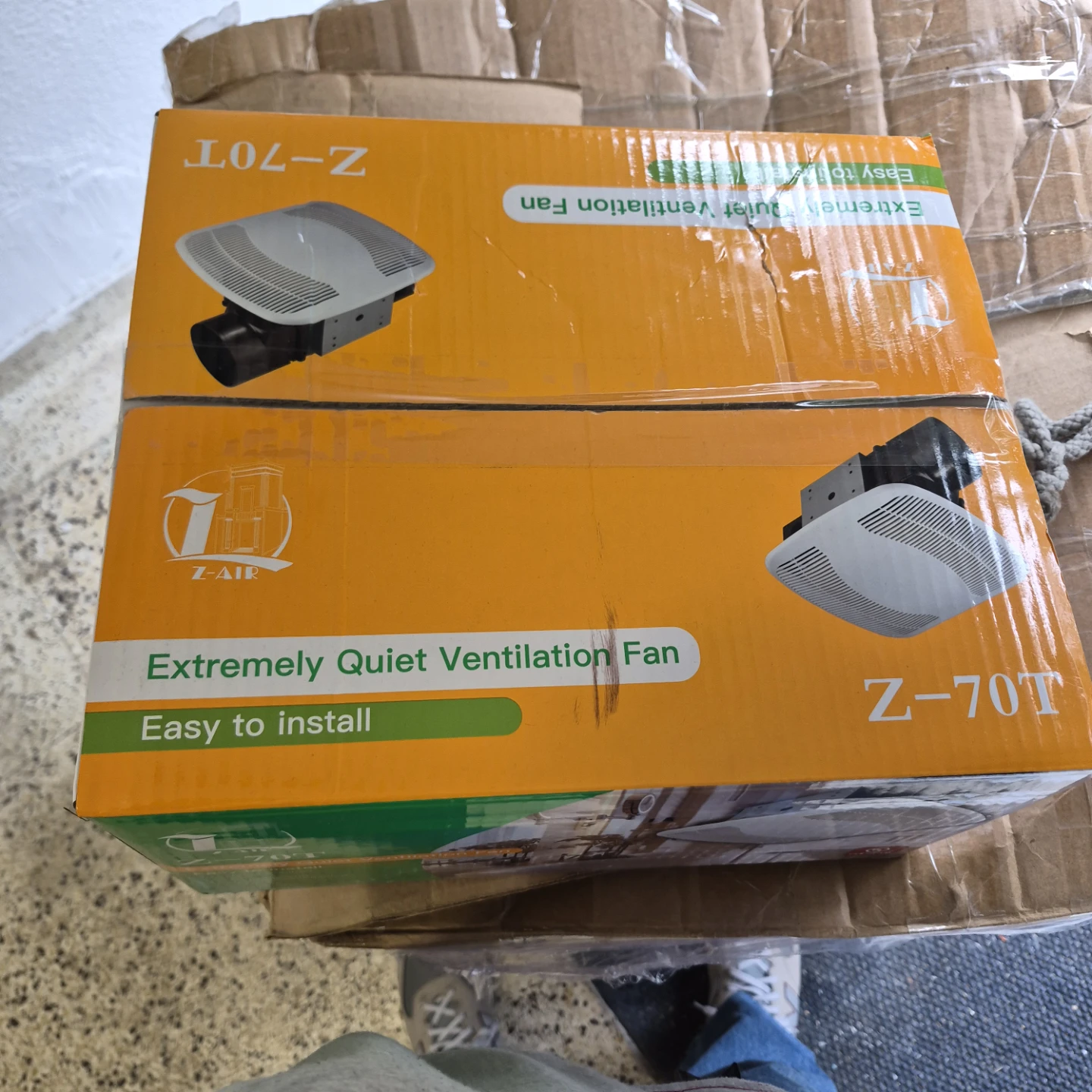 Z-AIR Z-70T Quiet Ventilation Fan