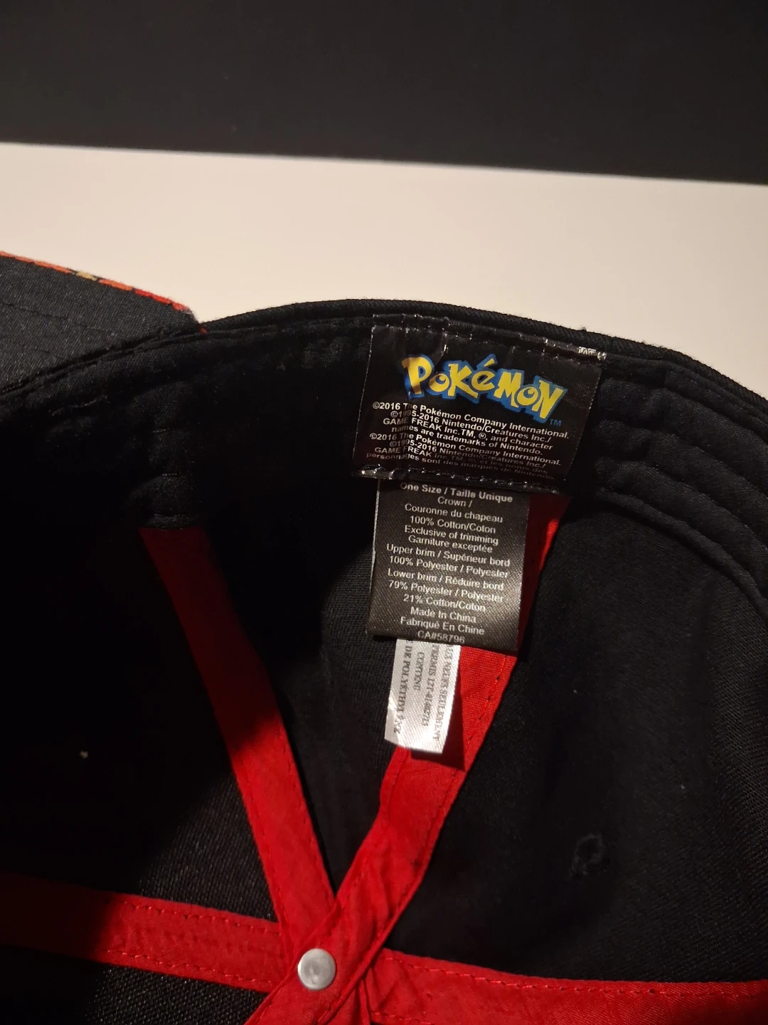 Pokemon Snapback Cap - photo 2