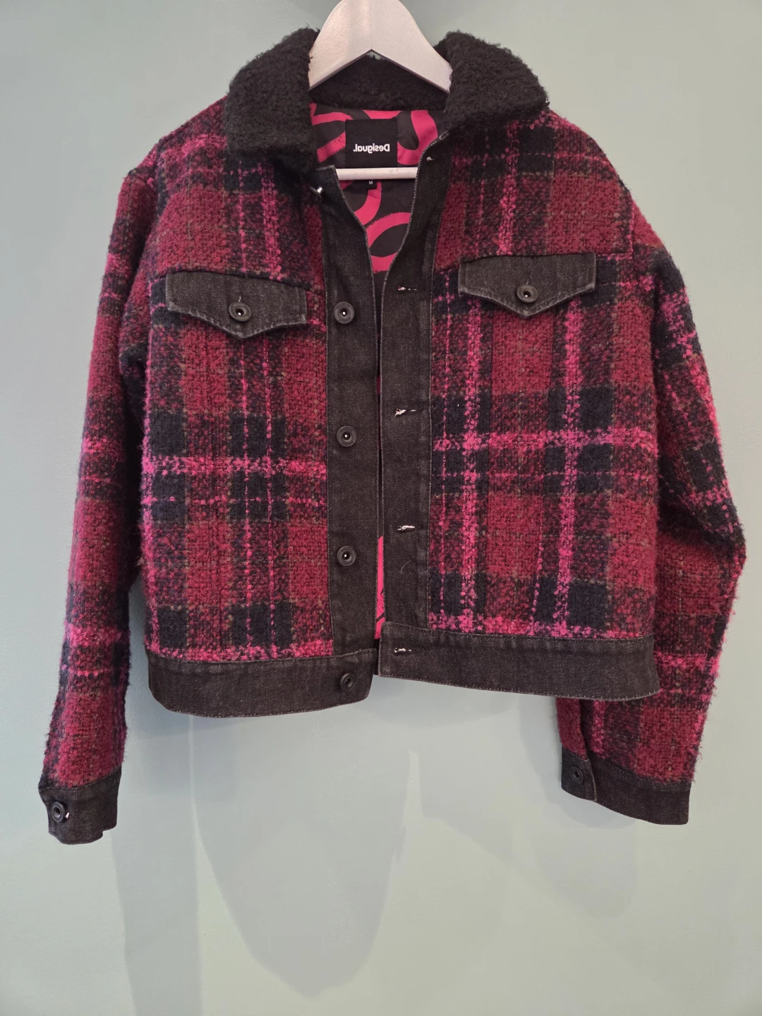 Desigual Plaid Jacket