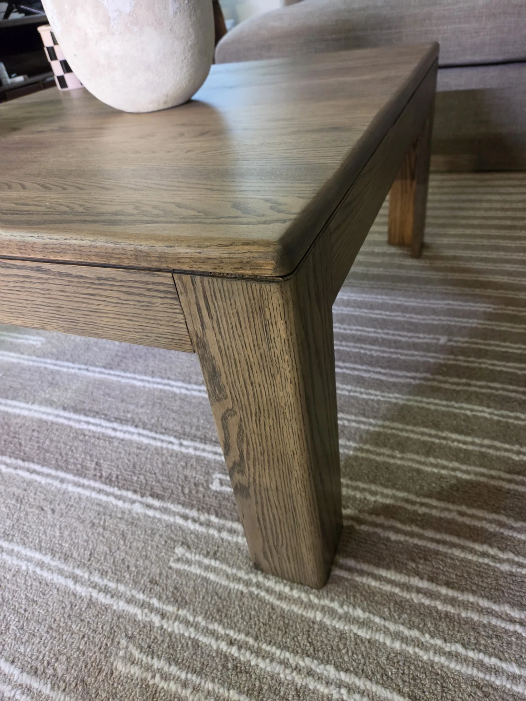 Solid oak  Square Coffee Table - photo 5