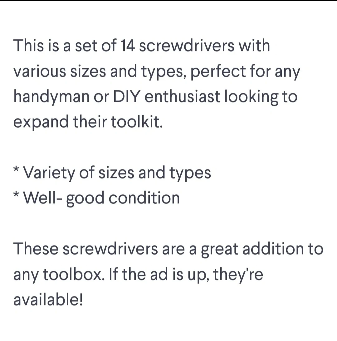 14 Screwdriver - photo 2