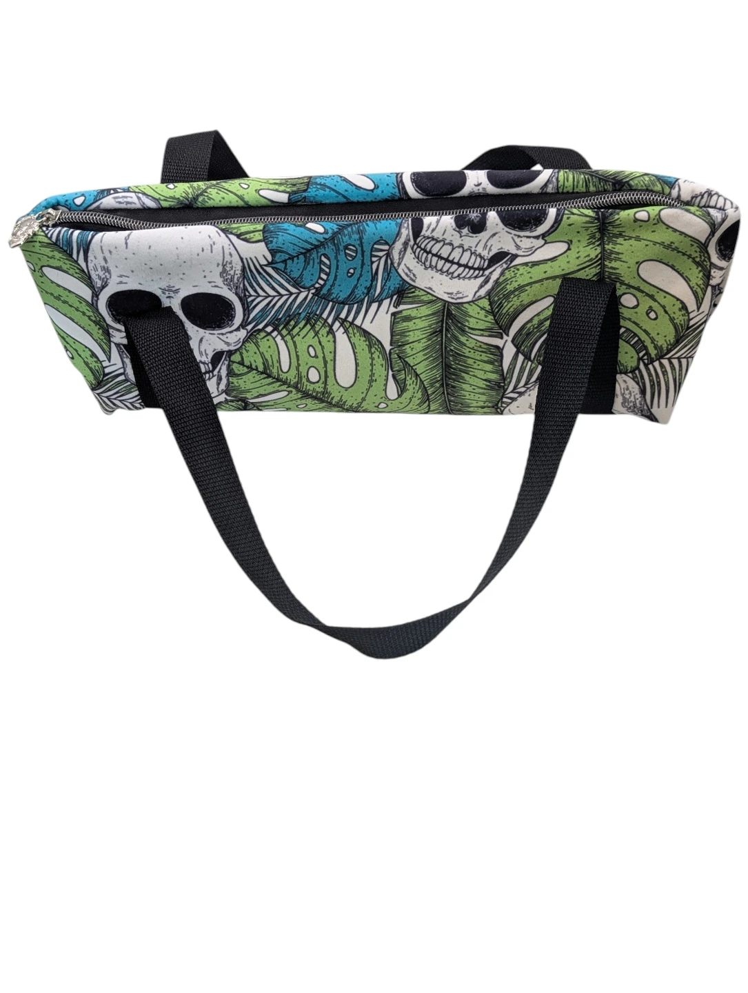 Skull Print  Wine Tote Bag