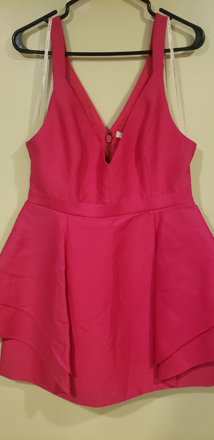 Halston Heritage hot Pink Dress Size 10