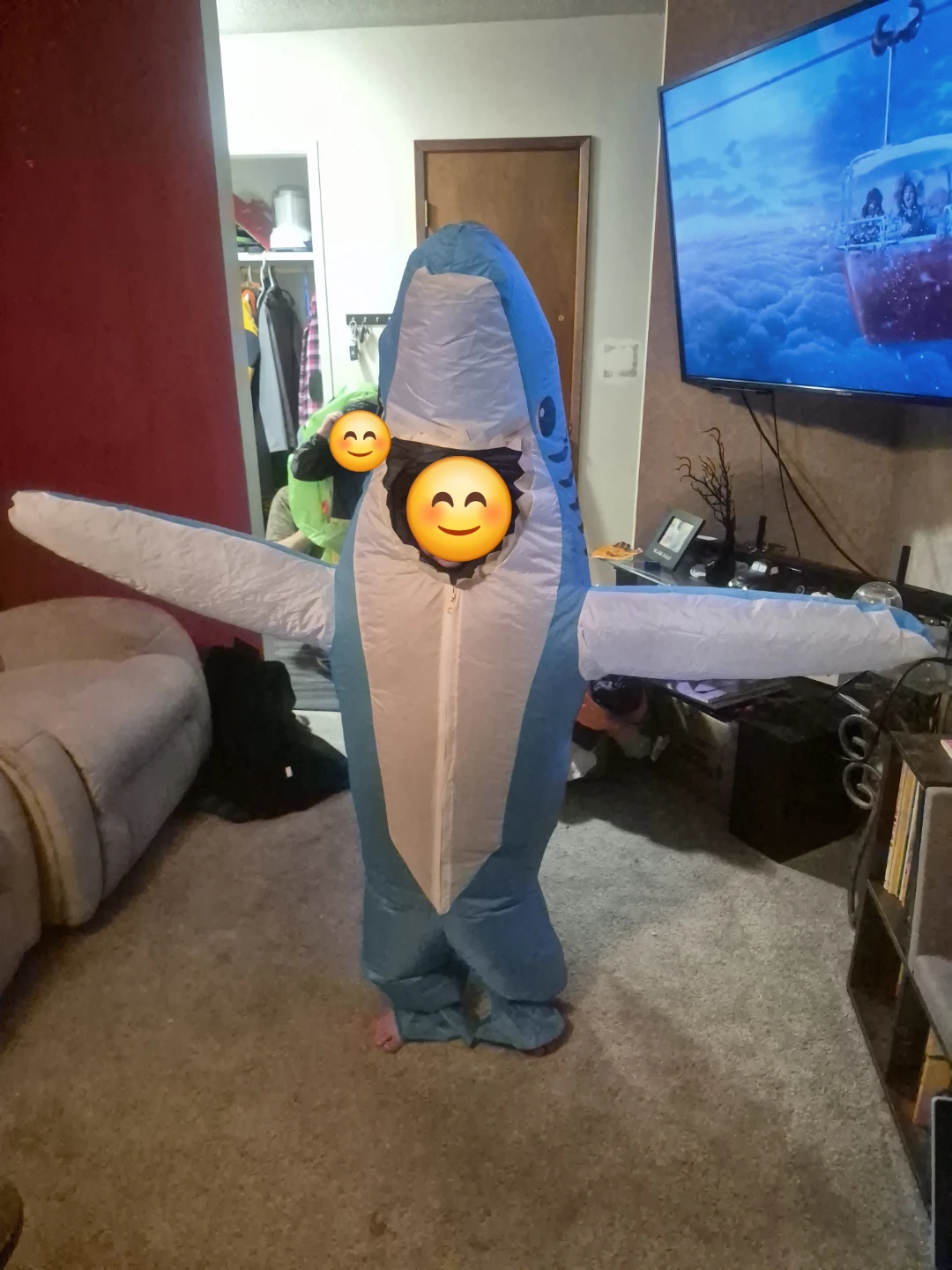 2 inflatable costumes