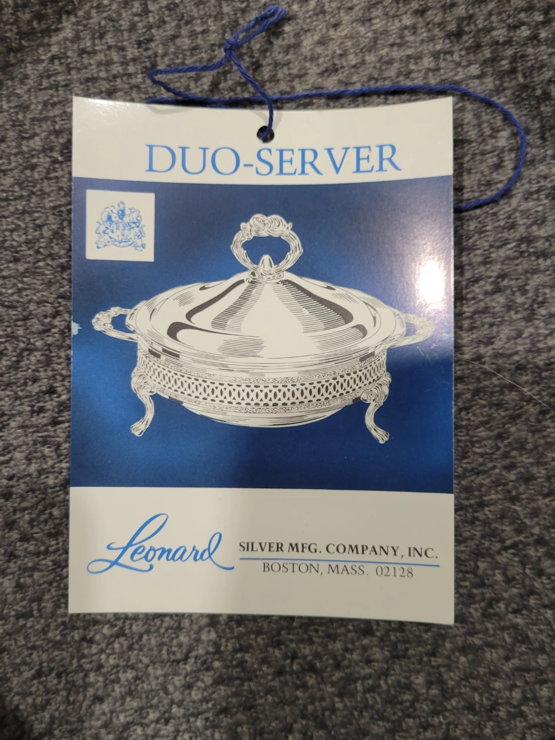 Silver serving dish with lid - photo 4