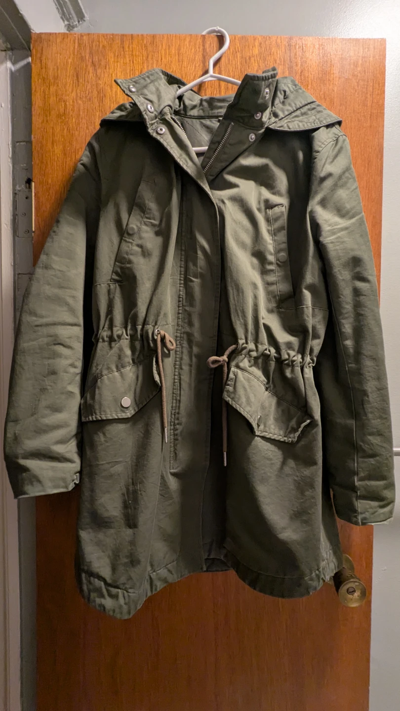 H&M Divided Olive Green Parka