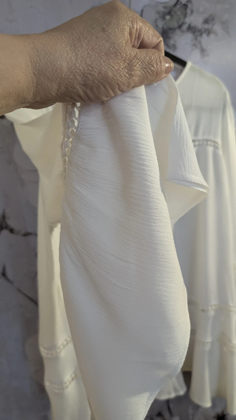 Design Lab White Bell Sleeve Blouse - photo 4