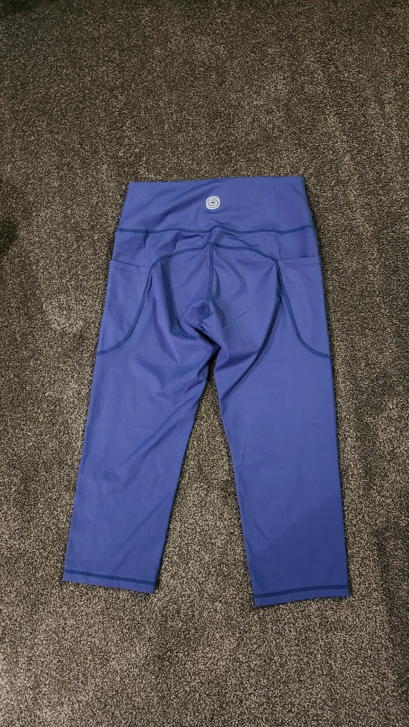 Steppe Women's Blue Capri Leggings - photo 3