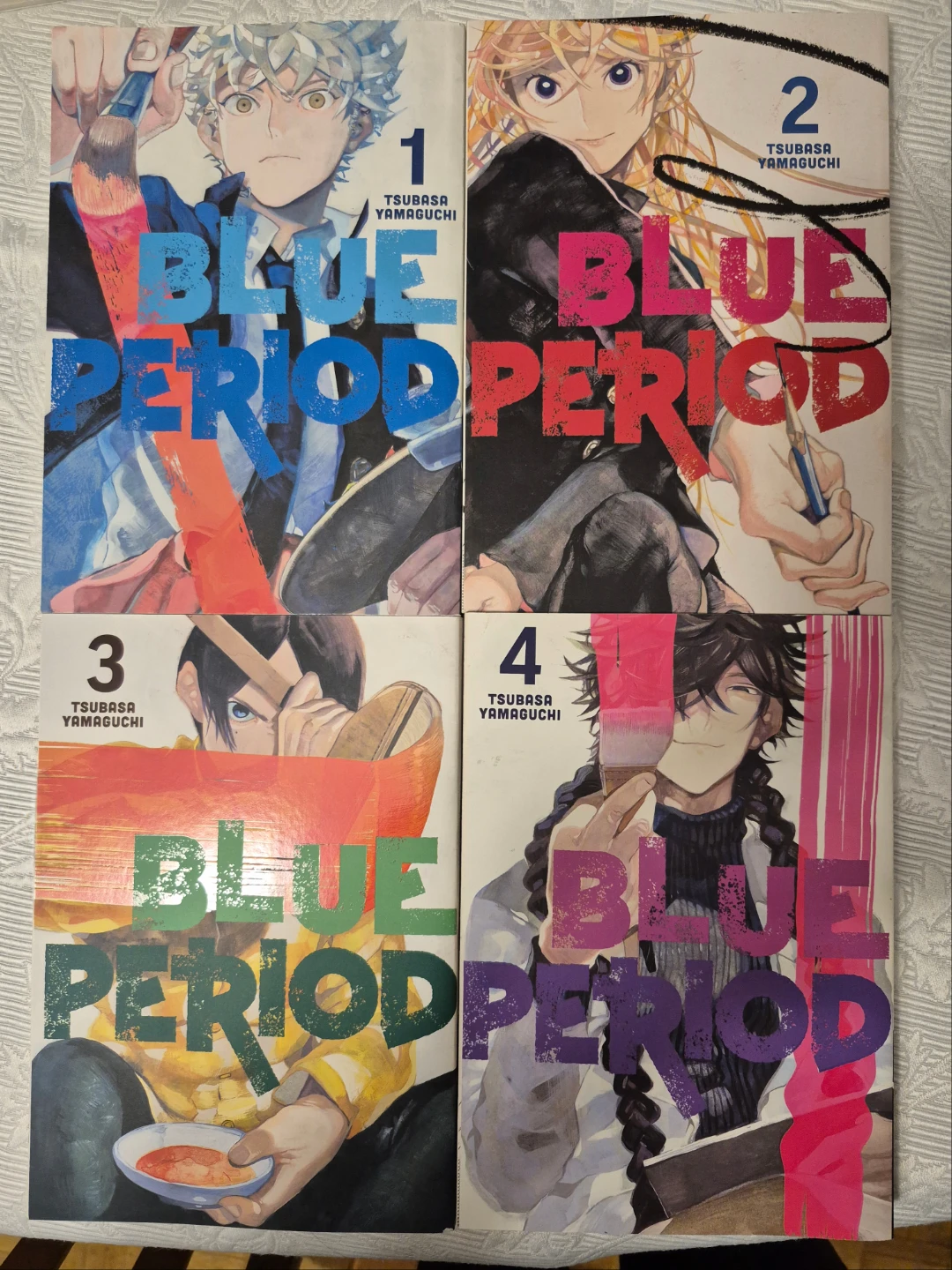 Blue Period Manga Volumes 1-4