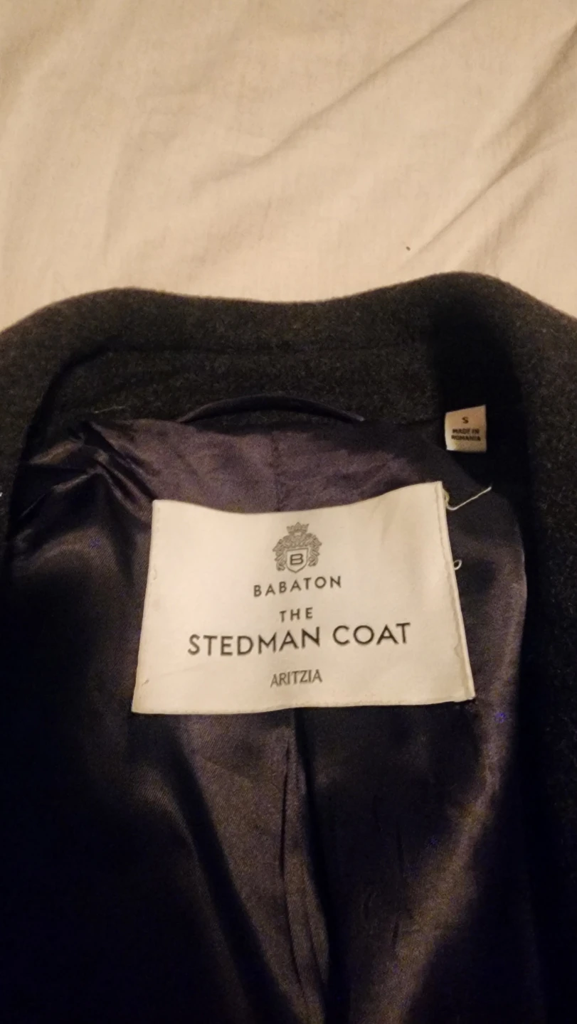 Babaton The Stedman Coat Black Small
