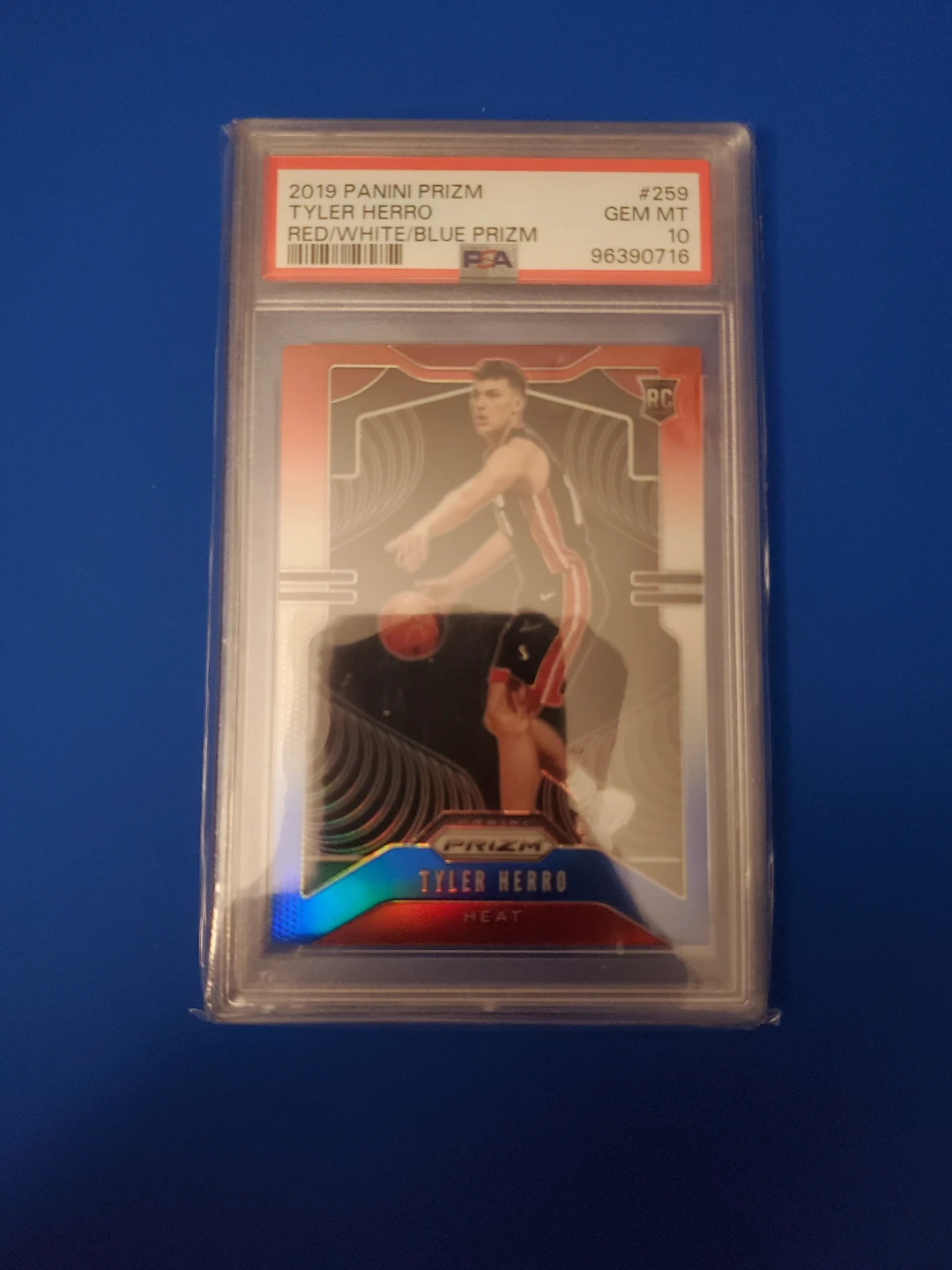 Tyler Herro Rookie Prizm [Red/White&Blue] Refractor