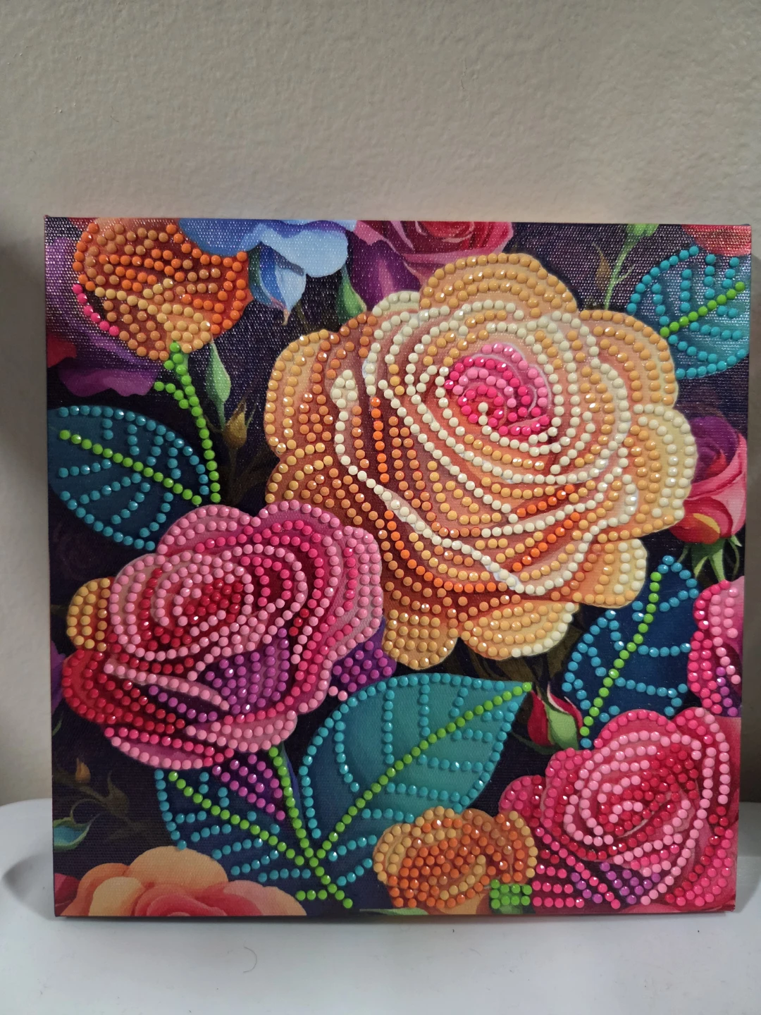 Floral Diamond Painting Canvas