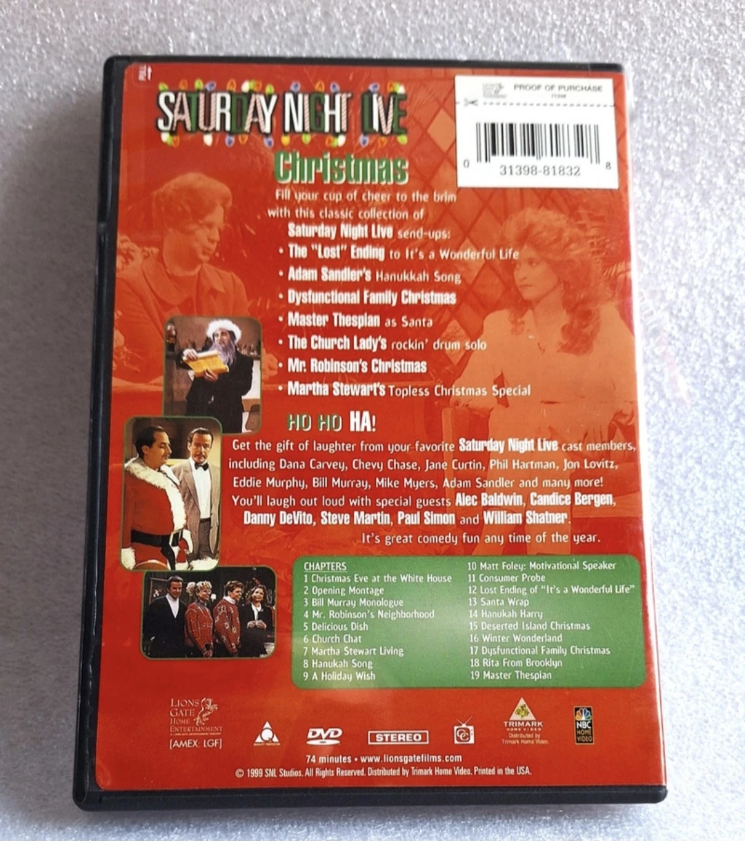 Saturday Night Live Christmas DVD - photo 2