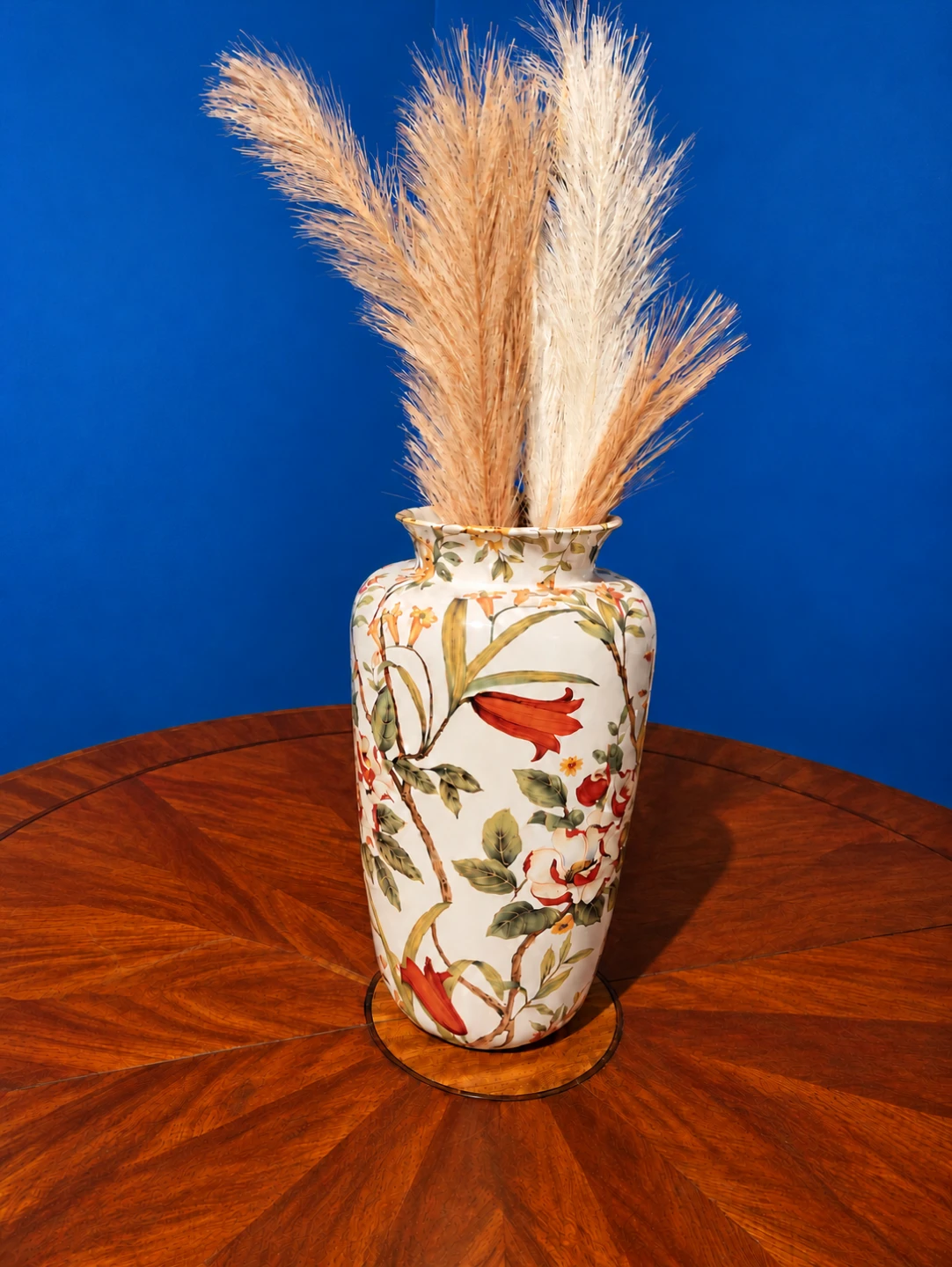 VINTAGE Floral Pattern l arge Ceramic Vase - photo 4