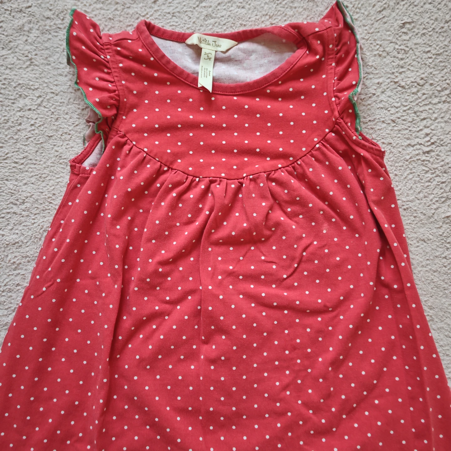 Matilda Jane red polka dot dress size 6 - photo 5