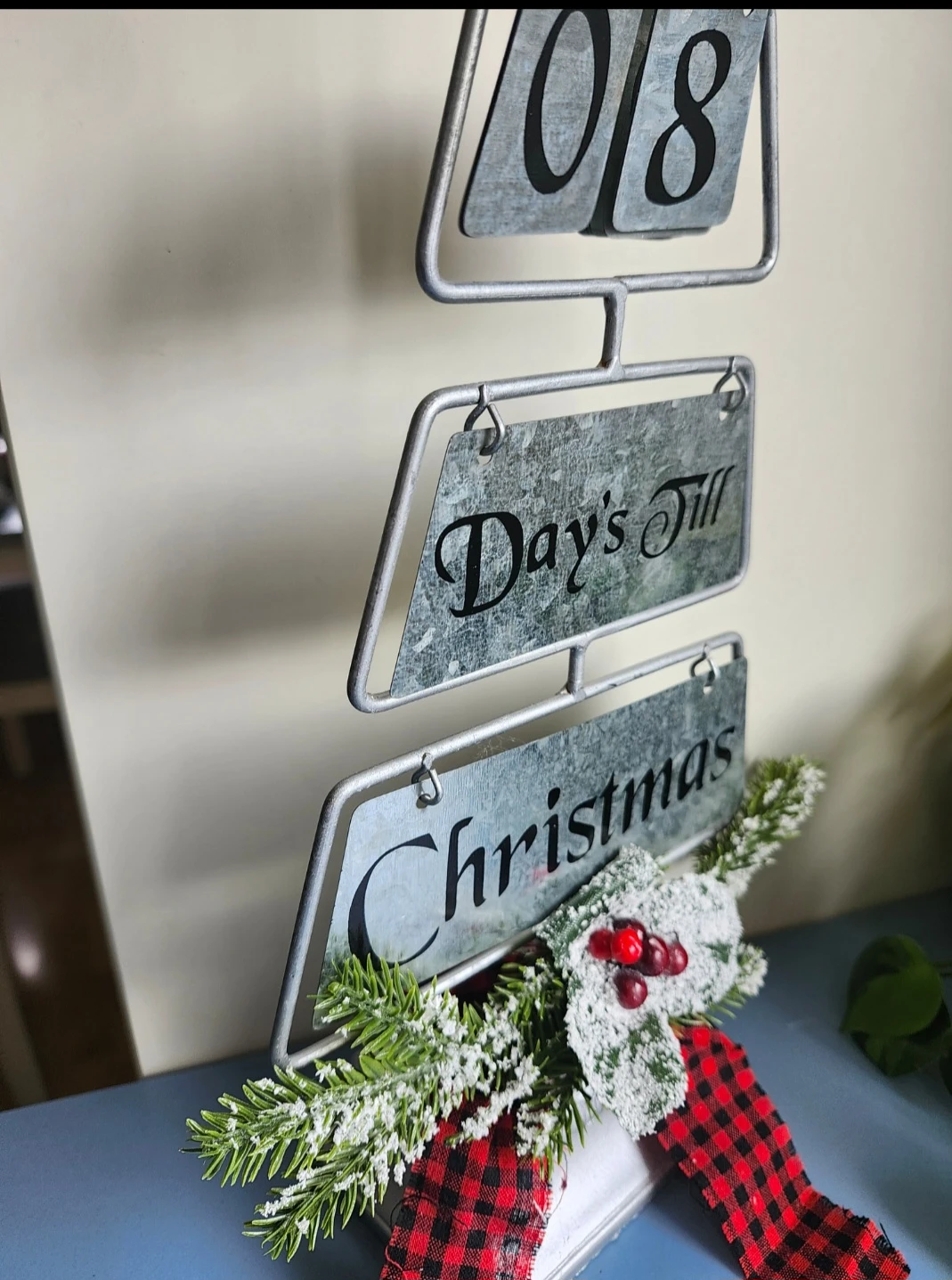 Brand New Christmas Rustic Countdown Calendar