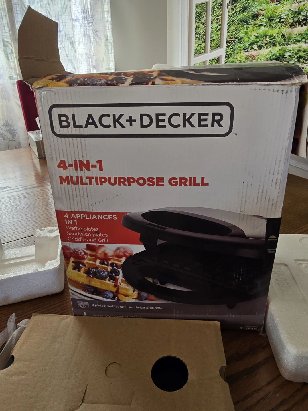 Brand New Black+Decker 4-in-1 Grill & Waffle Maker - photo 3