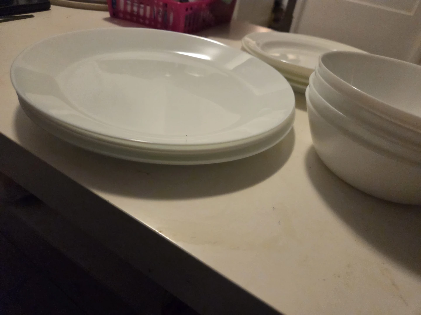 Set of White Plates and Bowls - photo 4