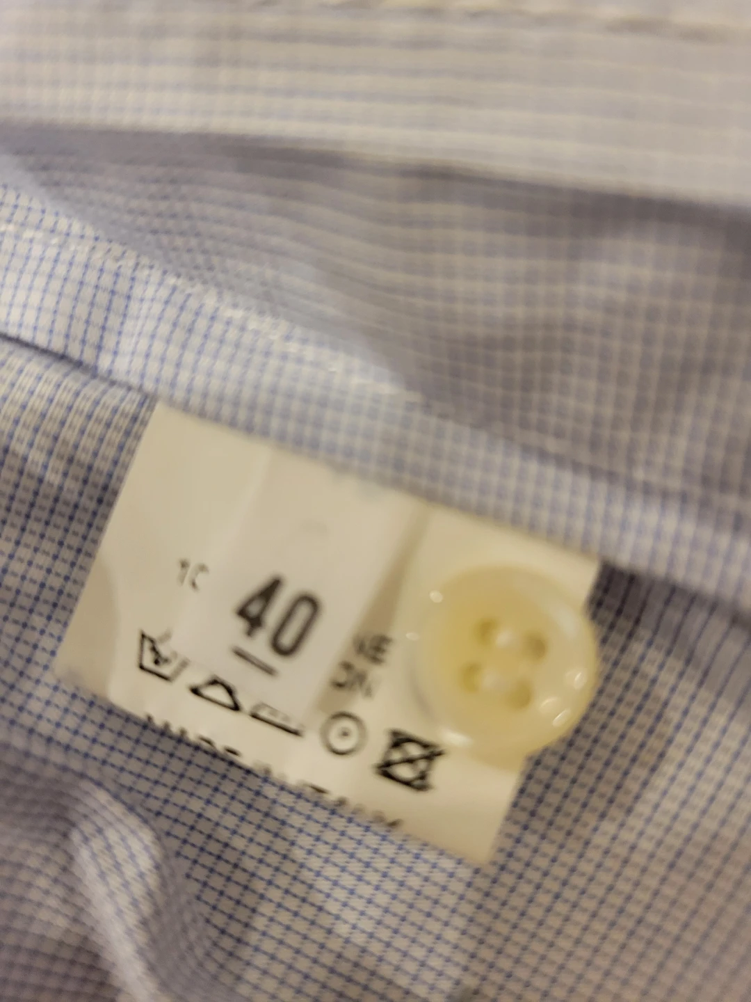 COTTON Light blue button-down shirt dress with pockets - photo 3