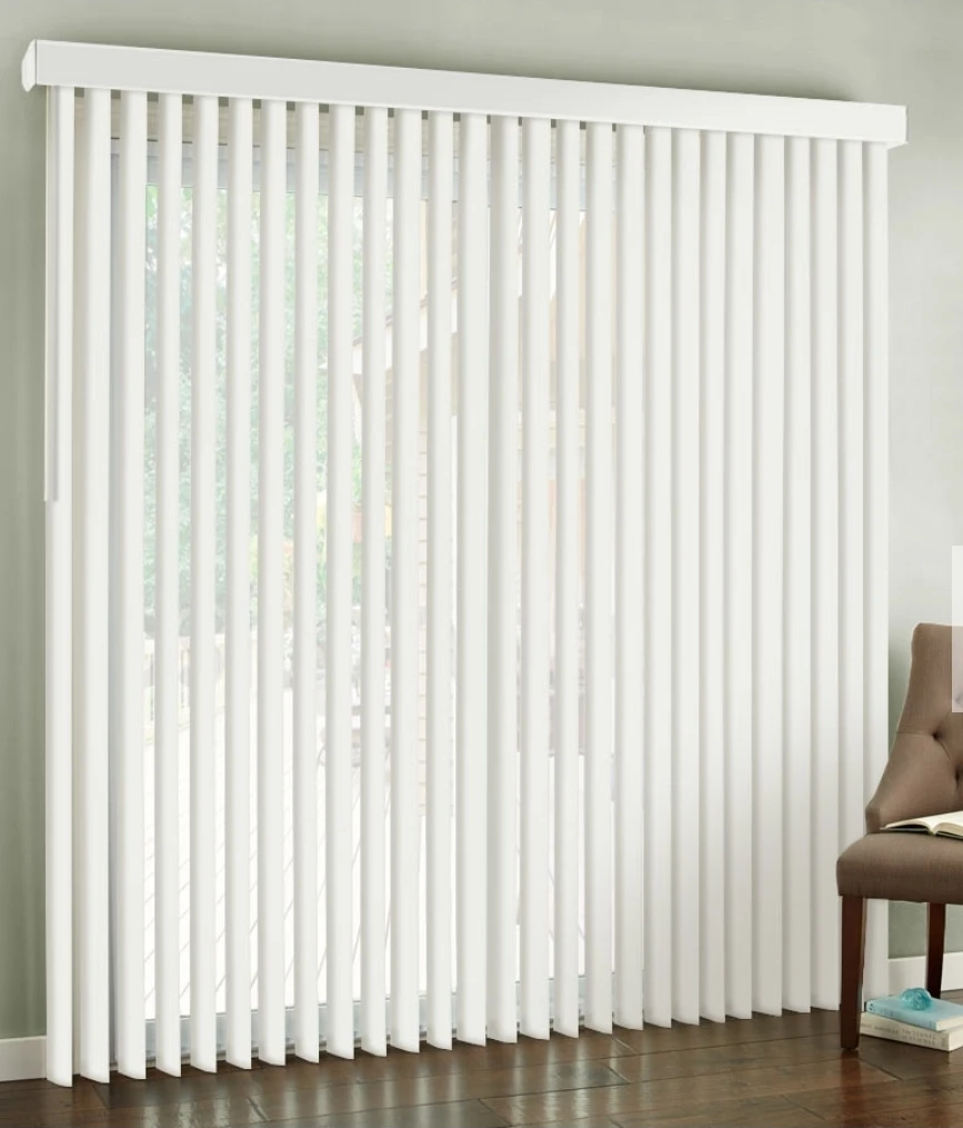 Champion 78" White Vertical (Headrail Only)