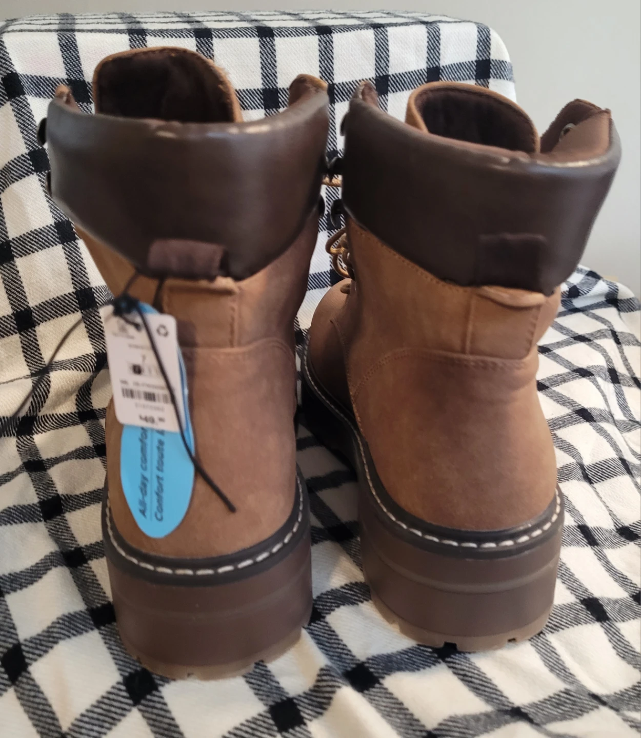 Ardene Lace-Up Boots - Brown - Size 7 - photo 2