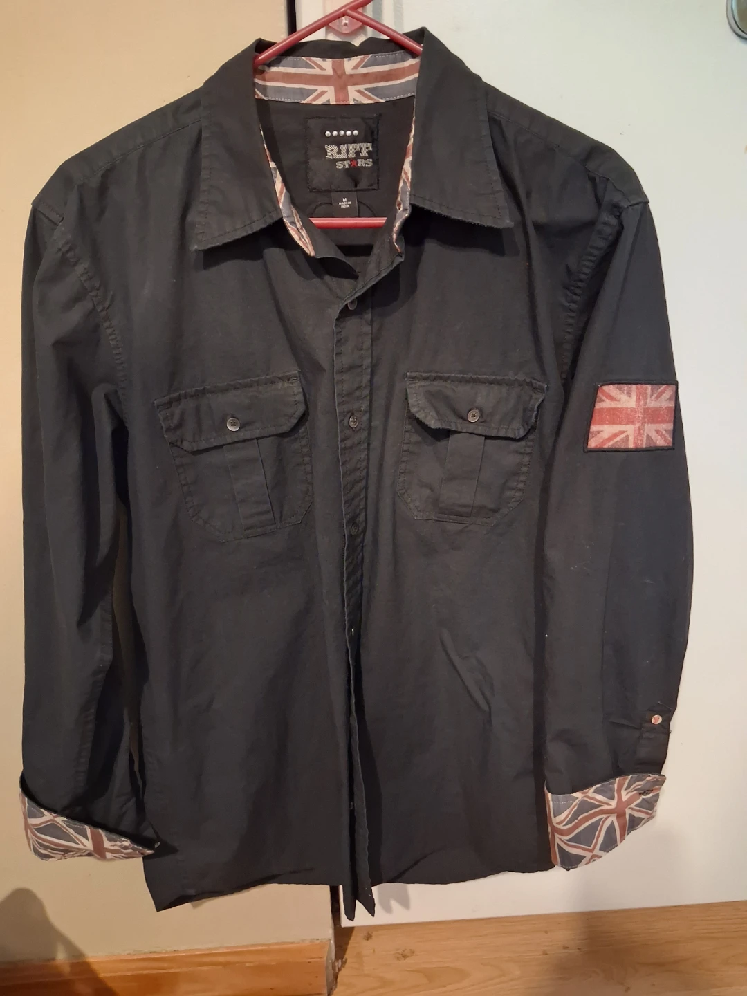 Riff Stars Rolling Stones Black Shirt