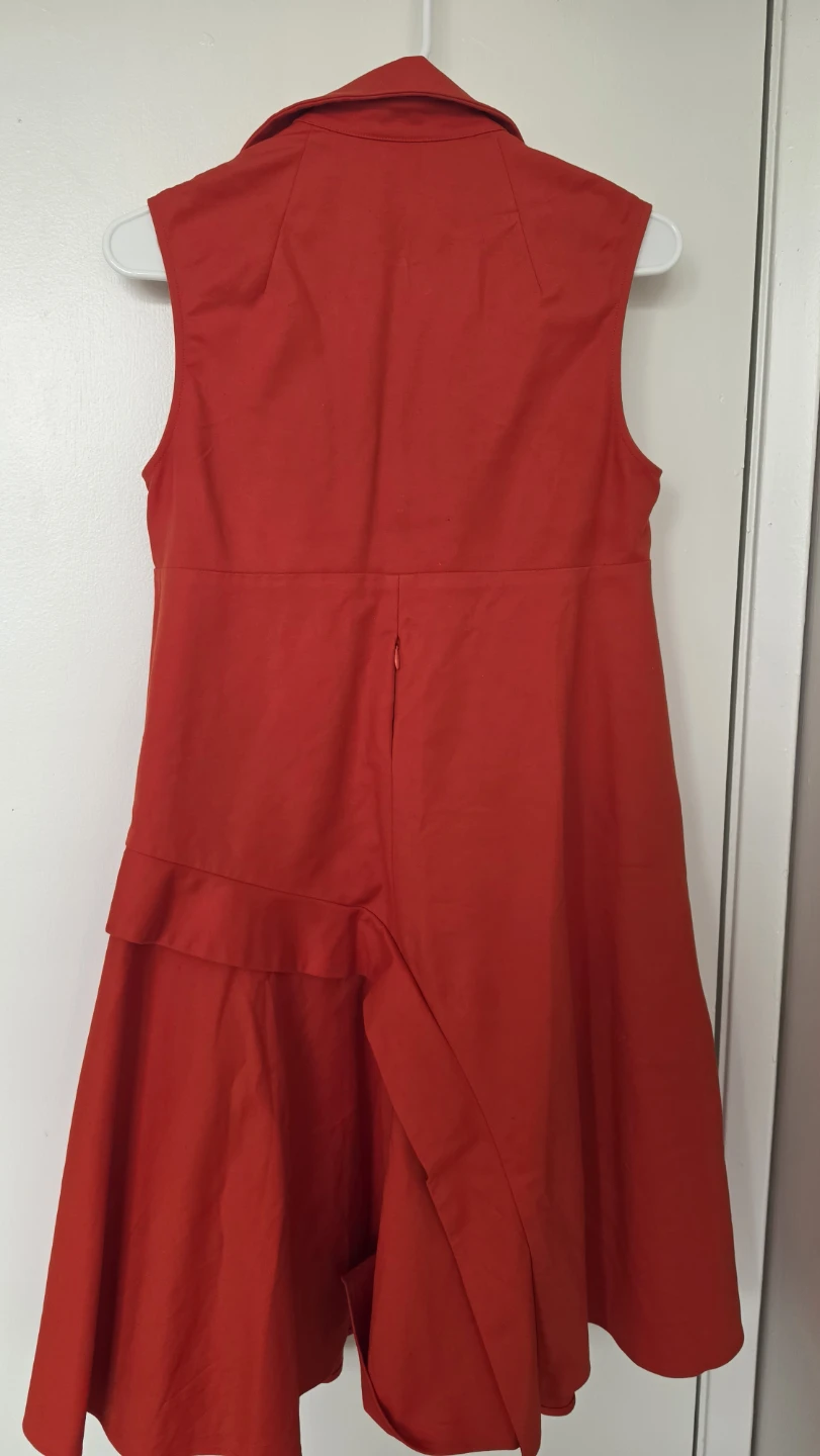 Kenzo Paris Orange Sleeveless Dress - photo 3