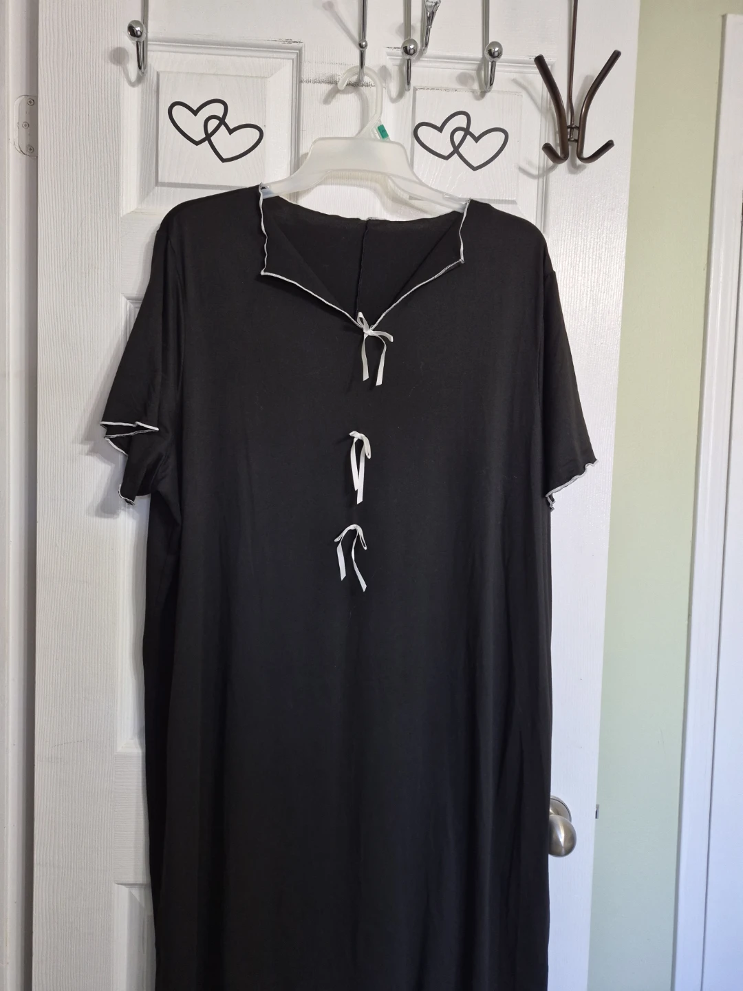 Ladies Size XL Black Night Gown - photo 3
