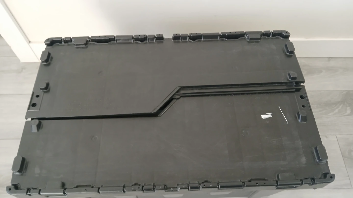 Large Black Storage Bin - photo 4