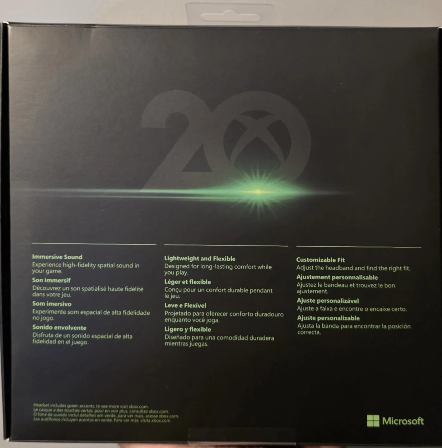 Xbox 20th Anniversary Special Edition Stereo Headset - BNIB - photo 2