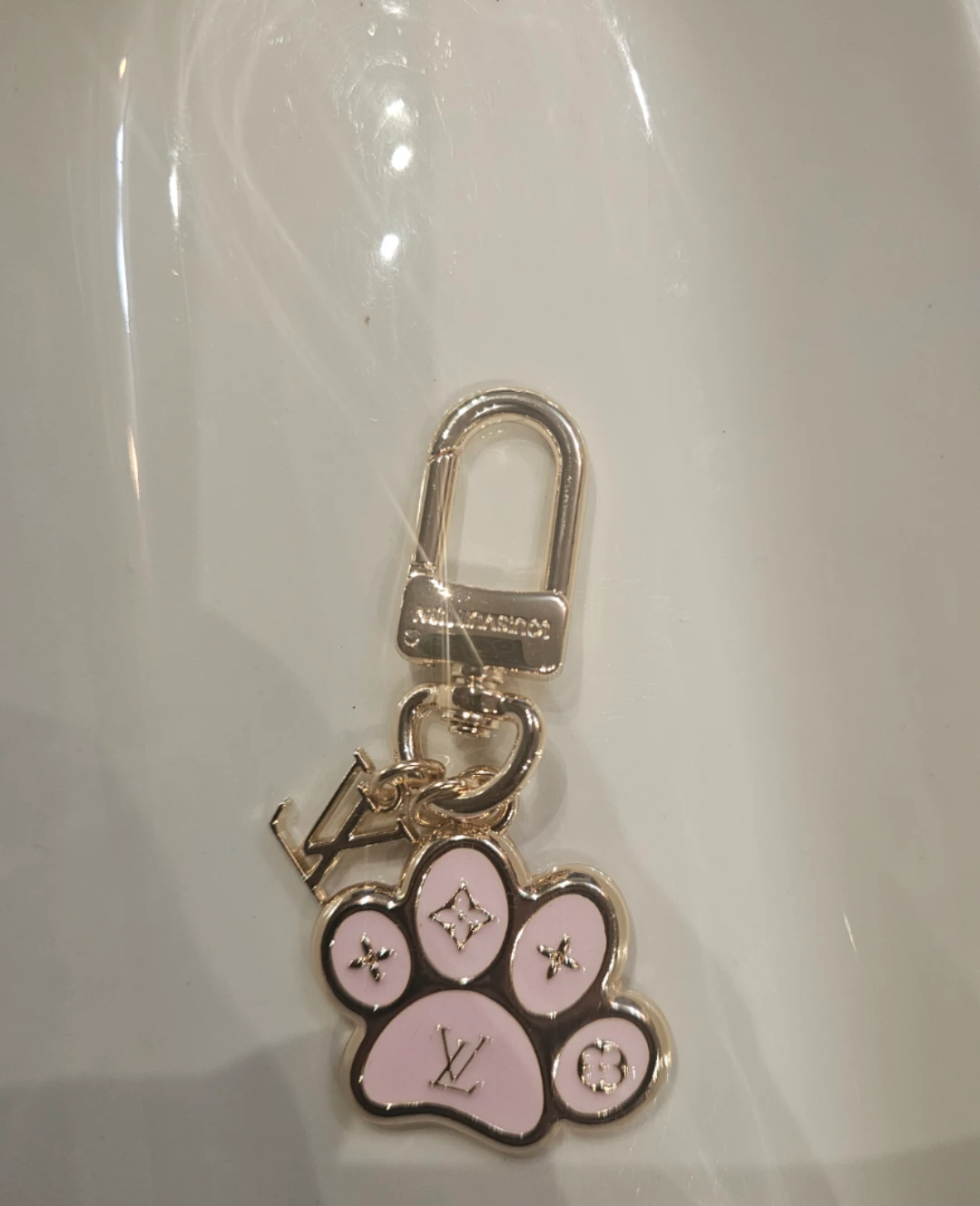 Louis Vuitton Paw Keychain