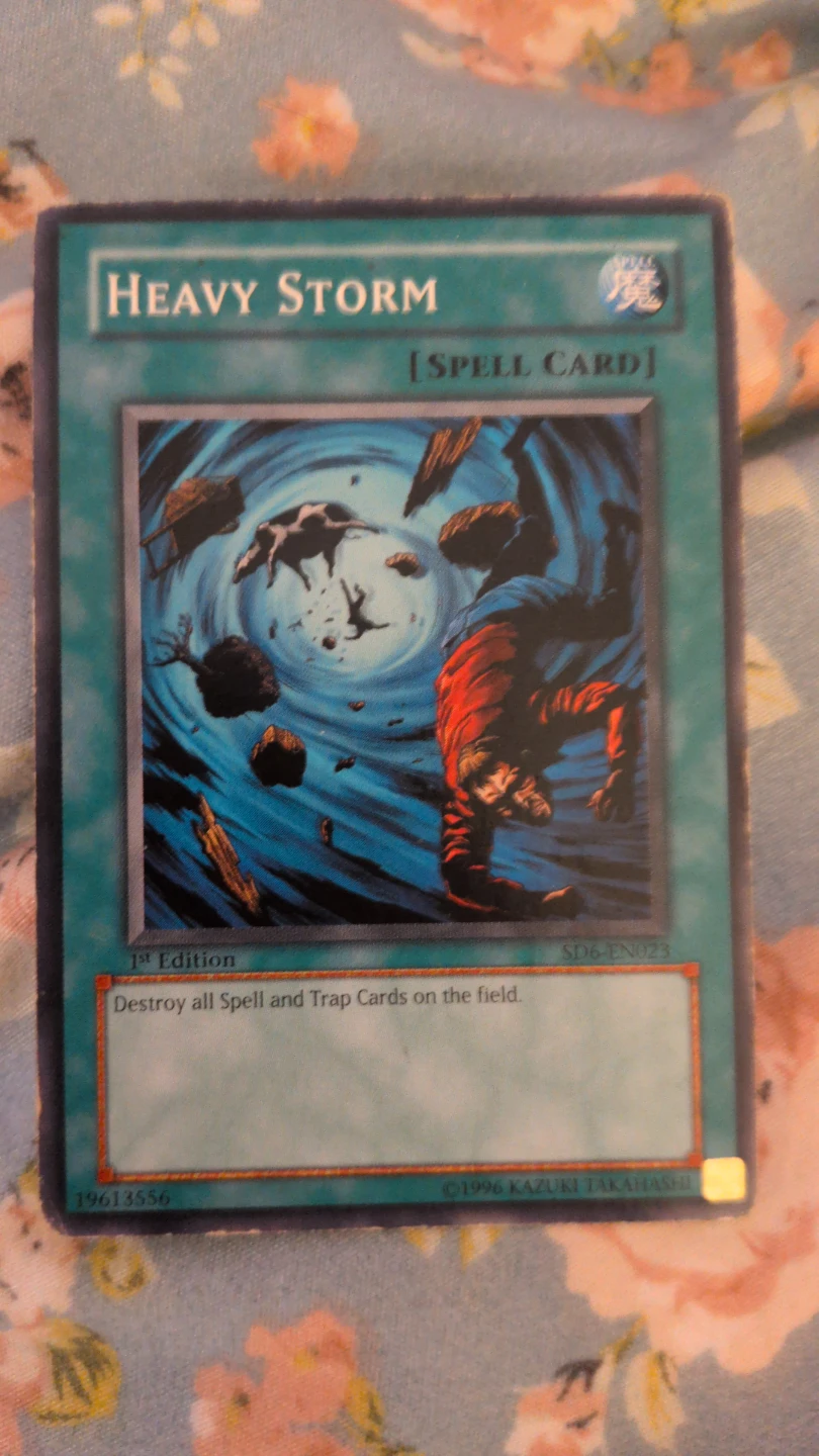 Yu-Gi-Oh! Heavy Storm Spell Card 1st Edition