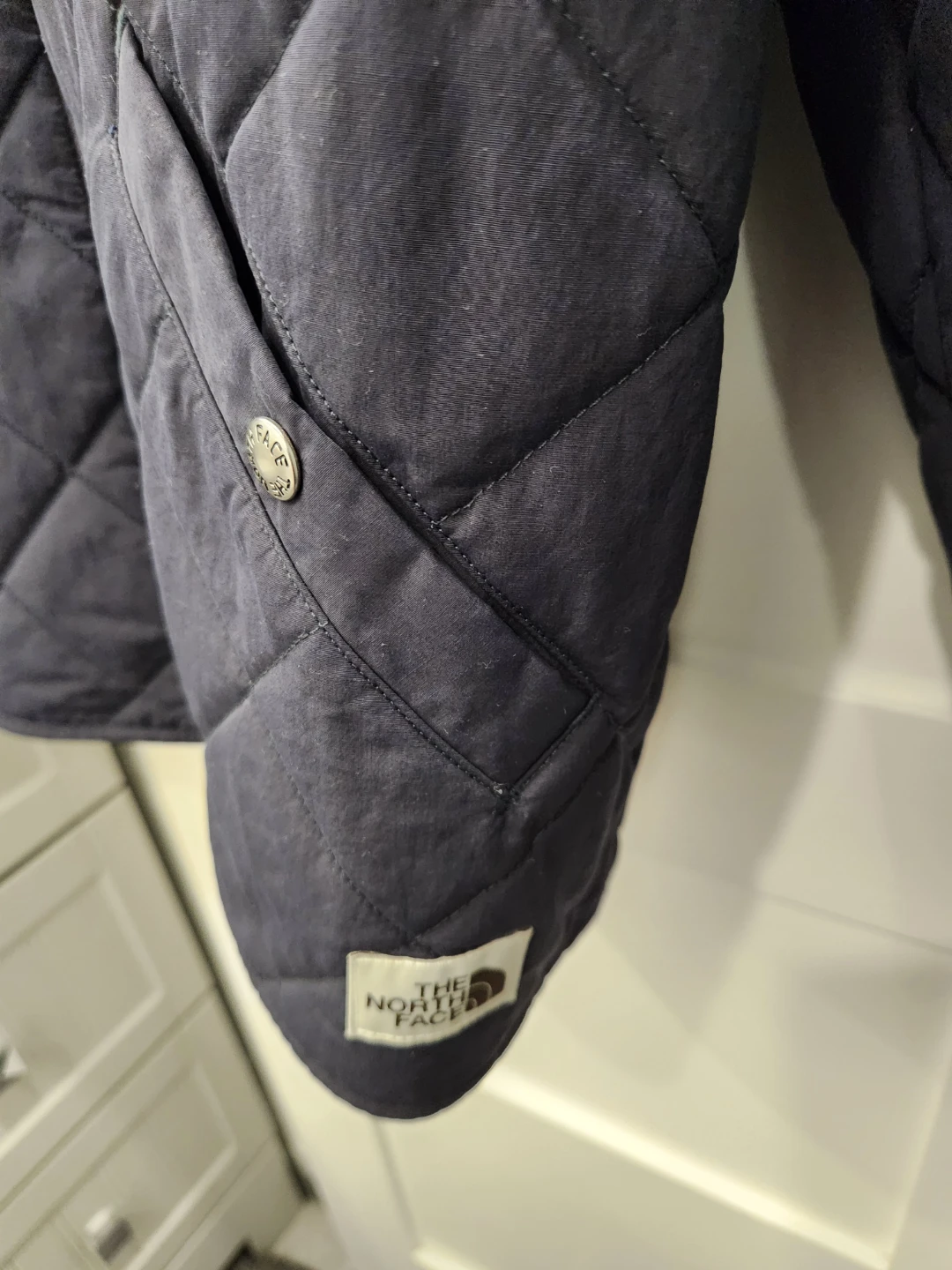 The North Face Quilted Sherpa Jacket Navy - photo 3