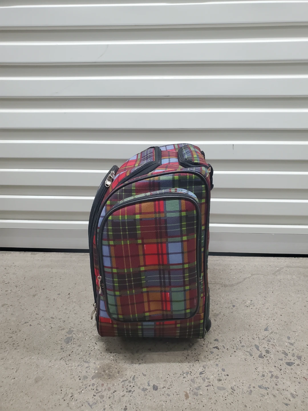 Tartan Plaid Rolling Travel Bag - photo 2