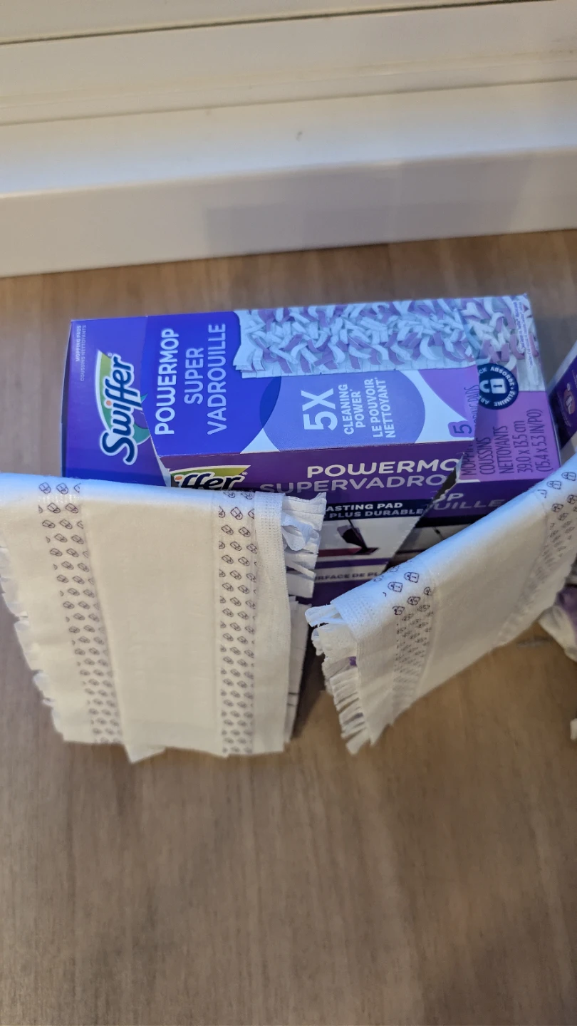 Swiffer PowerMop Kit (with 2 New Pads + 1 New Solution Bottle) - photo 4