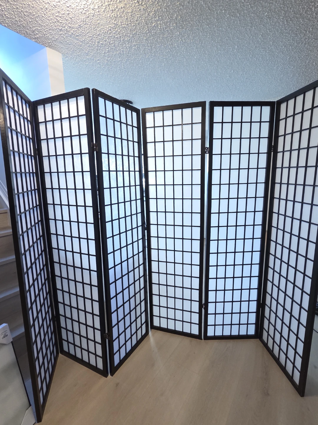 3-Panel Shoji Room Divider Screen - photo 2