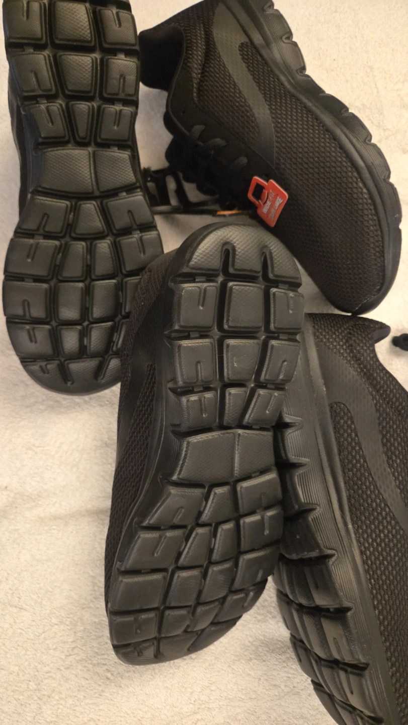 Athletic Works Men's Wide Fit Running Shoes Black 10W - photo 3