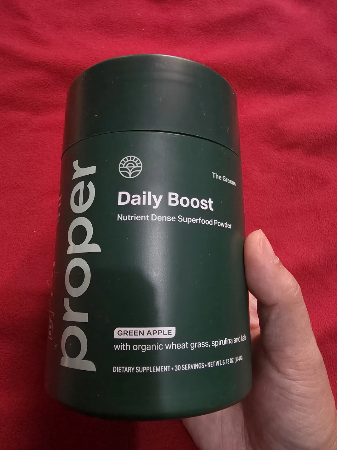 Proper Daily Boost Green Apple Superfood Powder