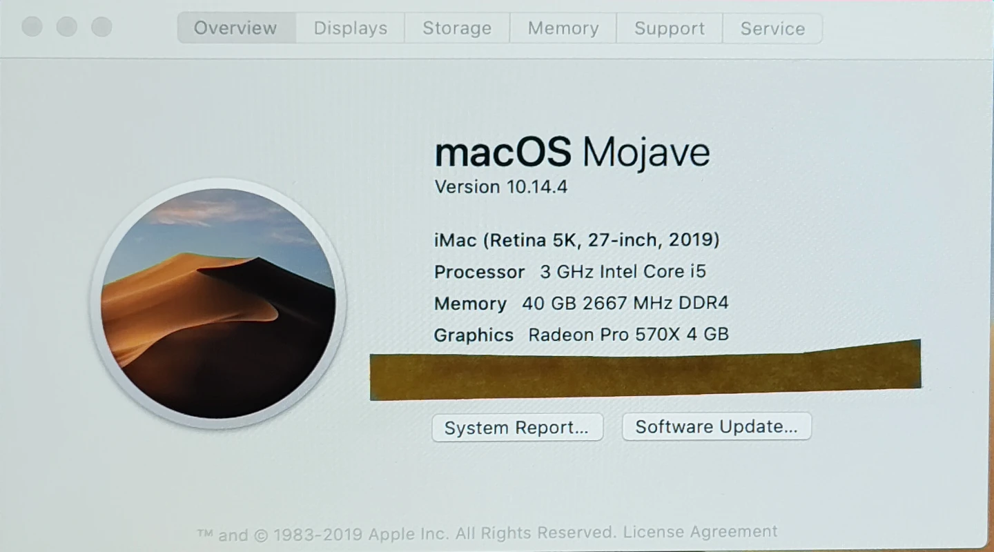 2019 Apple iMac 27-inch Retina 5K 40GB RAM - photo 4