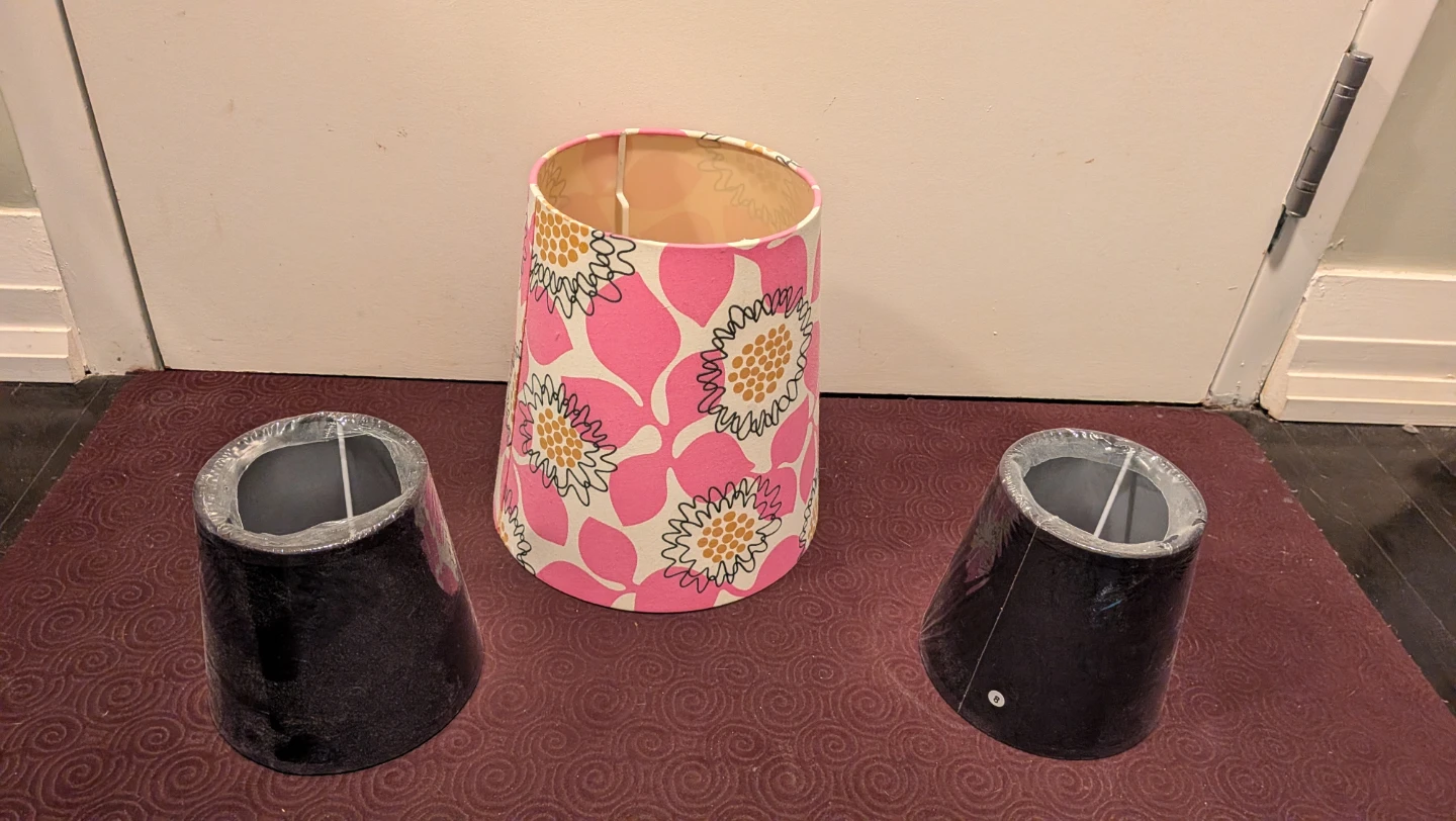 Three Lamp Shades