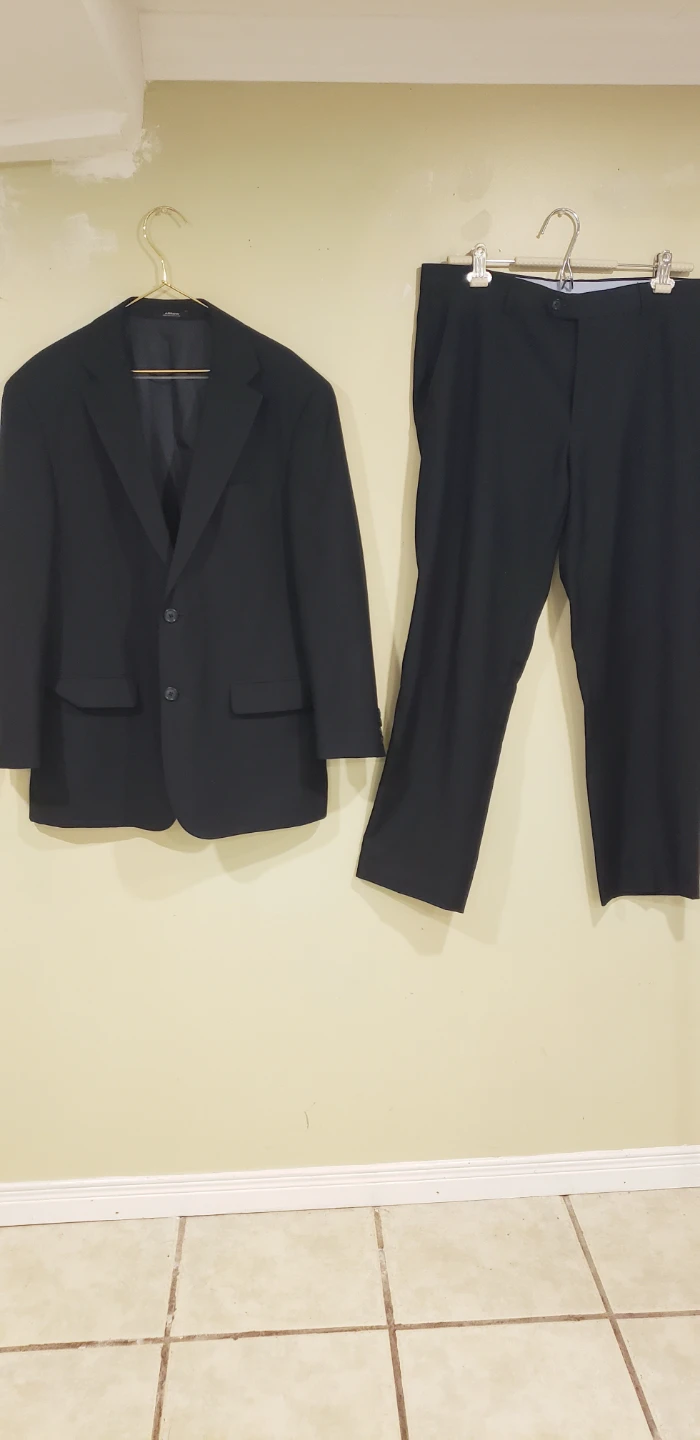 Arrow tailored 36/28 deep navy blue men's  Suit Set