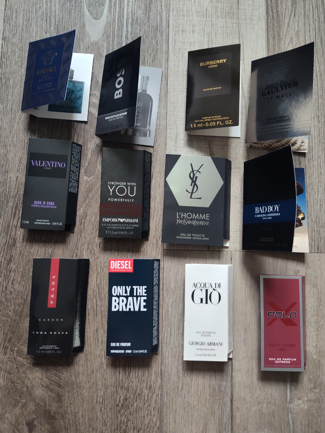 BN perfume sample lot for man 12pcs for $15