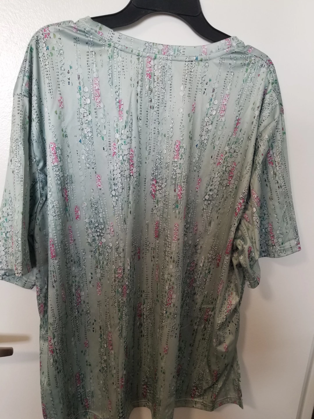 Floral Print Short Sleeve T-Shirt 4XL - photo 2