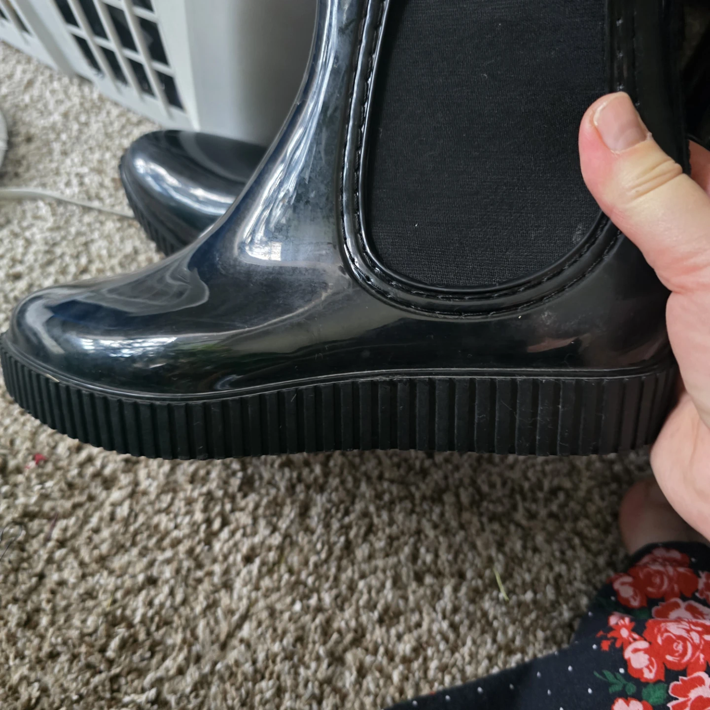 Black Waterproof Ankle Boots Size 39 - photo 3