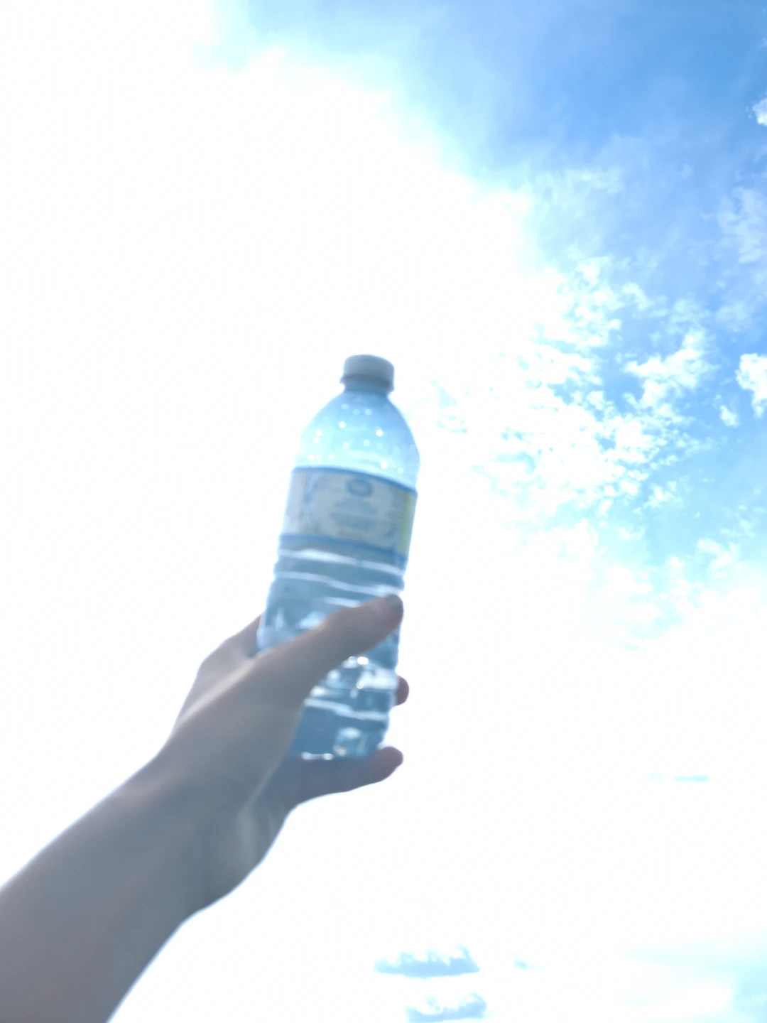 Clear Plastic Water Bottle